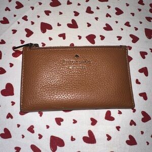 Kate Spade Tan Leather Pouch